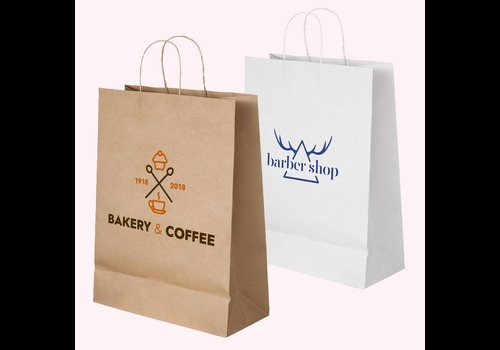 Kraft shopping bags printing (1)